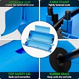 Restmo Outdoor IP44 Waterproof Connection Box 29x11x7.5cm Blue view 3