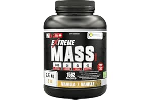 Sunshine Biopharma’s Extreme Mass Gainer, 6 Servings (375g), 1582 Cal & 60g Protein, a Strategic Serving Count for Intense Wo