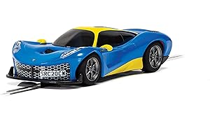 Scalextric Rasio C20 Blue and Yellow 1:32 Slot Race Car C4141