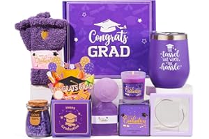 LARCHIO 2024 Graduation Gifts for Her, College Graduation Gifts for Women Teen Girls with Graduatin Tumbler, Grad Cards, Socks and Relaxing Care Kit