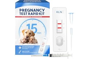 HWGIZP Dog Pregnancy Test Kit, at Home Fast and Accurate Pet Early Detection Pregnancy Test, Strips Detect Dogs and Cats Early Pregnancy, Easy to Use