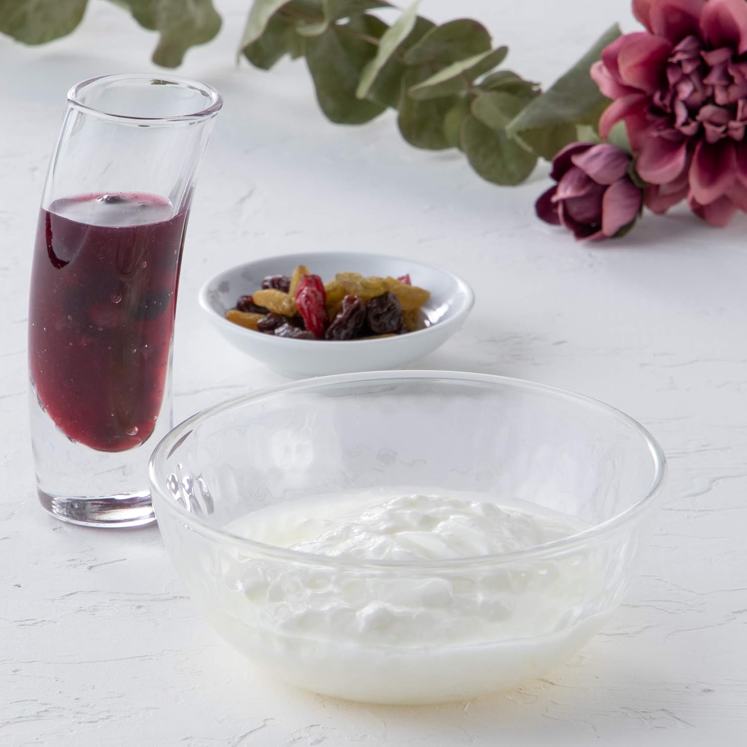 東洋佐々木ガラス 変形ショットグラス 花かざり