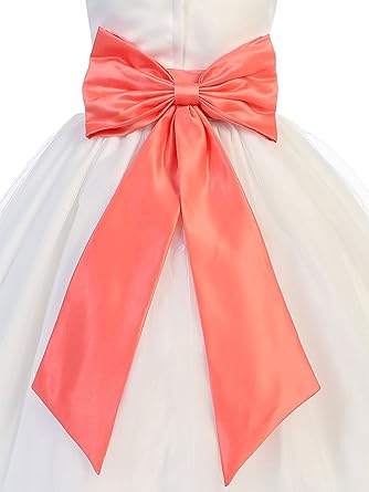 belts for flower girl dresses