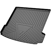 Elsetyler Cargo Liner for 2019 X6 - Black TPO All Weather Heavy Duty Waterproof Rear Cargo Tray Trunk Floor Mat Protector Compatible with 2009-2019 BMW X6 E71