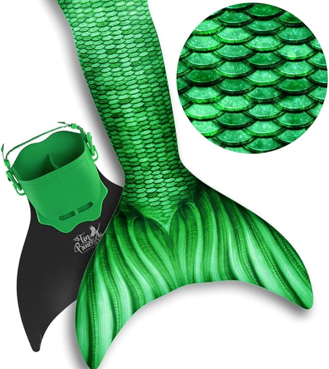 Fin Princess Mermaid Tails for swimming, includes Monofin