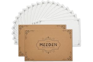 MEEDEN Cartes postales vierges en papier aquarelle : 10,2 x 15,2 cm, 63,5 kg/300 g/m² - 20 feuilles de papier 100 % coton pou