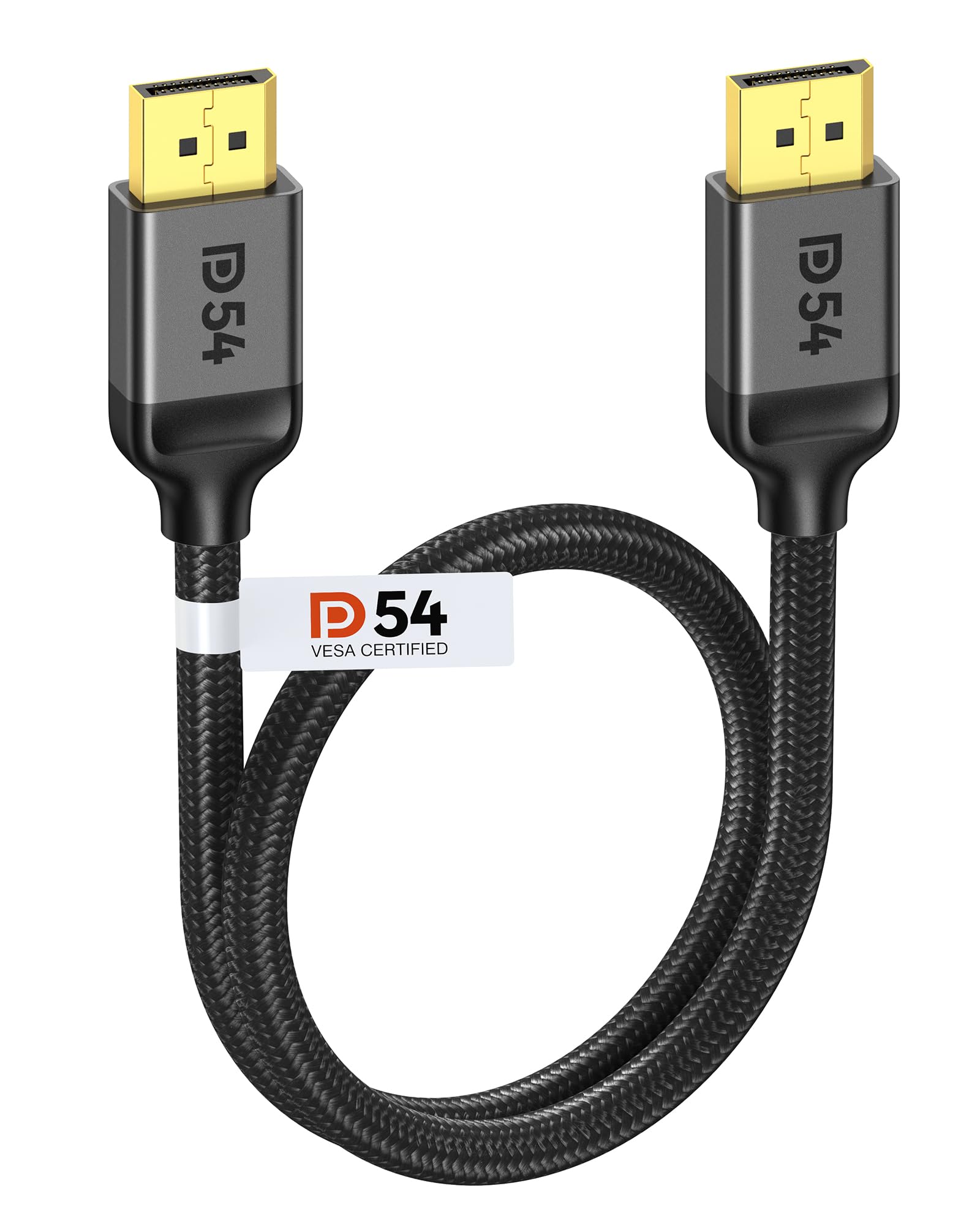Photo 1 of Silkland Short 54Gbps DisplayPort 2.1 Cable 1.5FT [VESA Certified], DP 2.1 Cable [16K@30Hz, 8K@120Hz, 4K@240Hz, 2K@360Hz] HDR, DSC 1.2a, Compatible FreeSync G-Sync Gaming Monitor 4090 3090Ti 7900XTX
