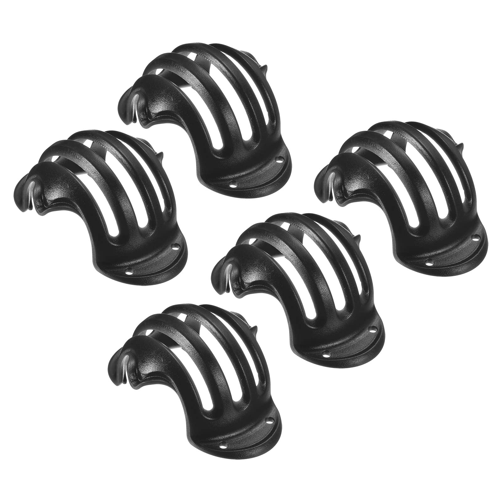 PATIKIL Golf Ball Liner, 5 Pack Line Marking Drawing Stencils Marker Alignment Tool for Golf Sport, Black