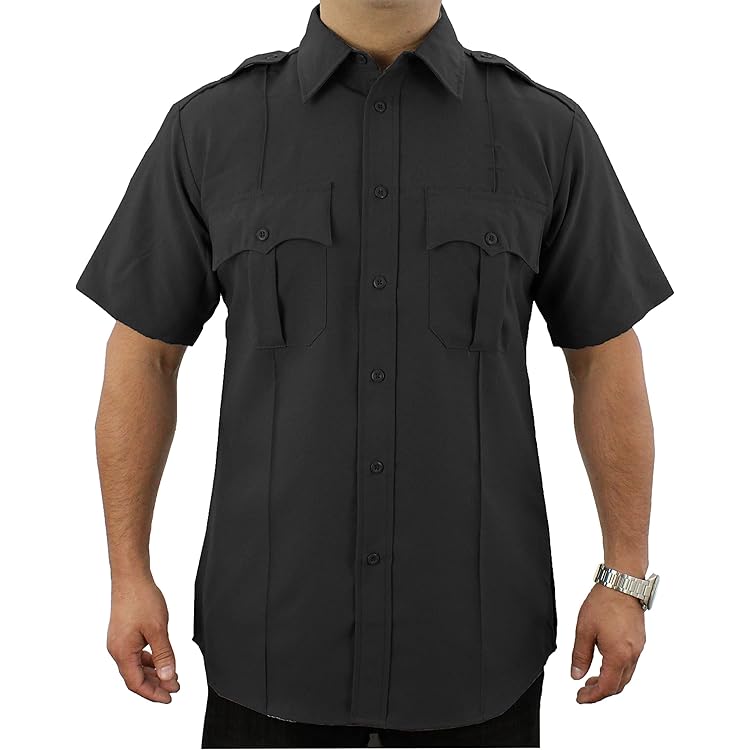 Amazon.com: First Class 100% Polyester Long Sleeve Men's