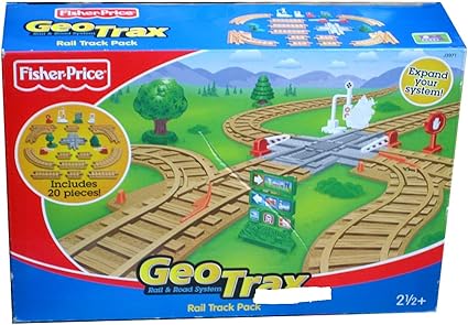 fisher price geotrax rail and road system
