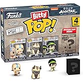 Funko Bitty Pop! Avatar: The Last Airbender - Aang, Appa, Toph, & A Surprise Mystery Mini Figure - 0.9 Inch (2.2 Cm) Collectable - Stackable Display Shelf Included - Gift Idea Cake Topper