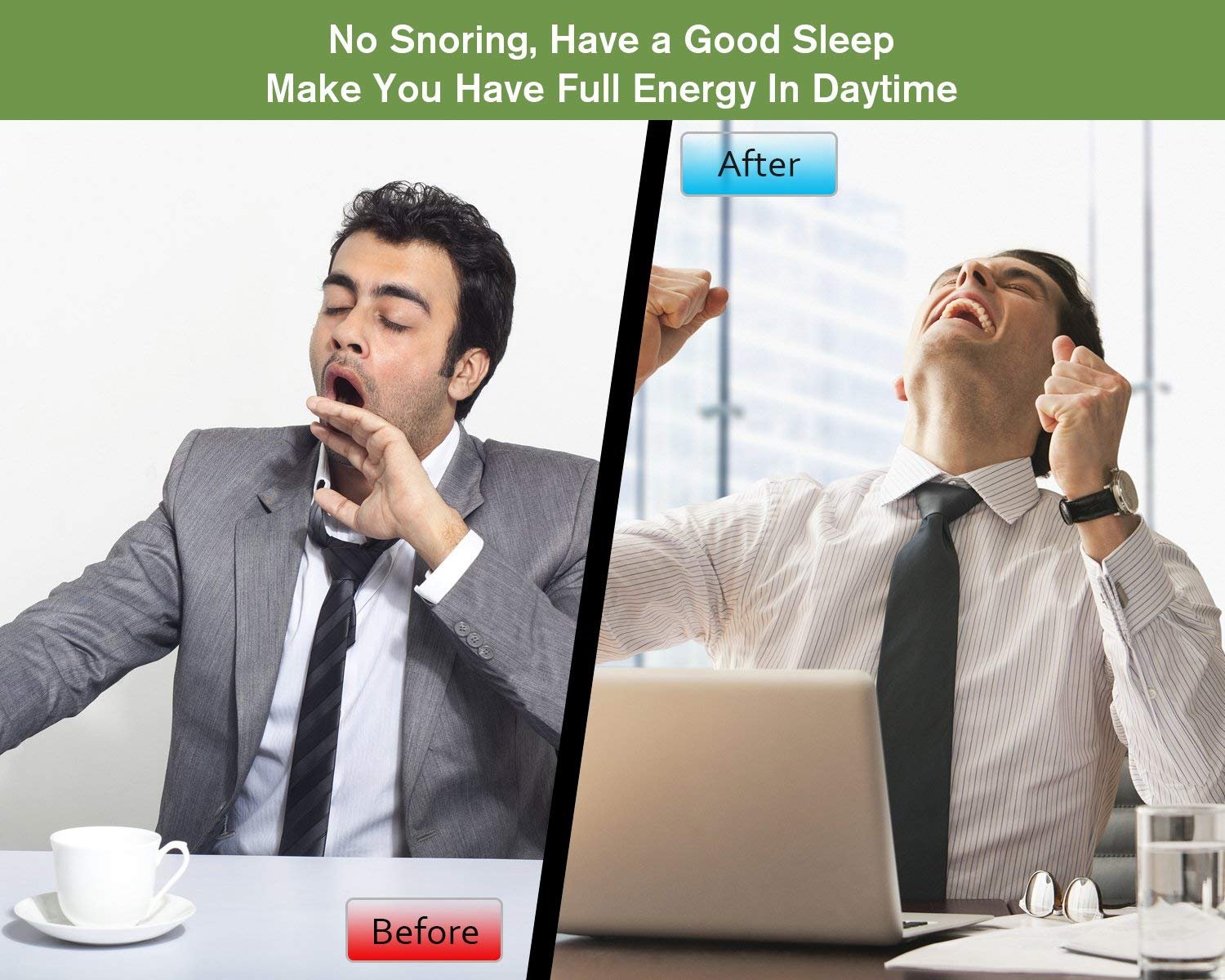 Boxalls Snore Chin Strap,Adjustable Anti-Snoring Jaw Chin Strap Stop Snoring Strap for Women Men (Black)