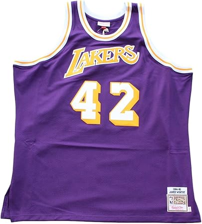james worthy mitchell & ness jersey
