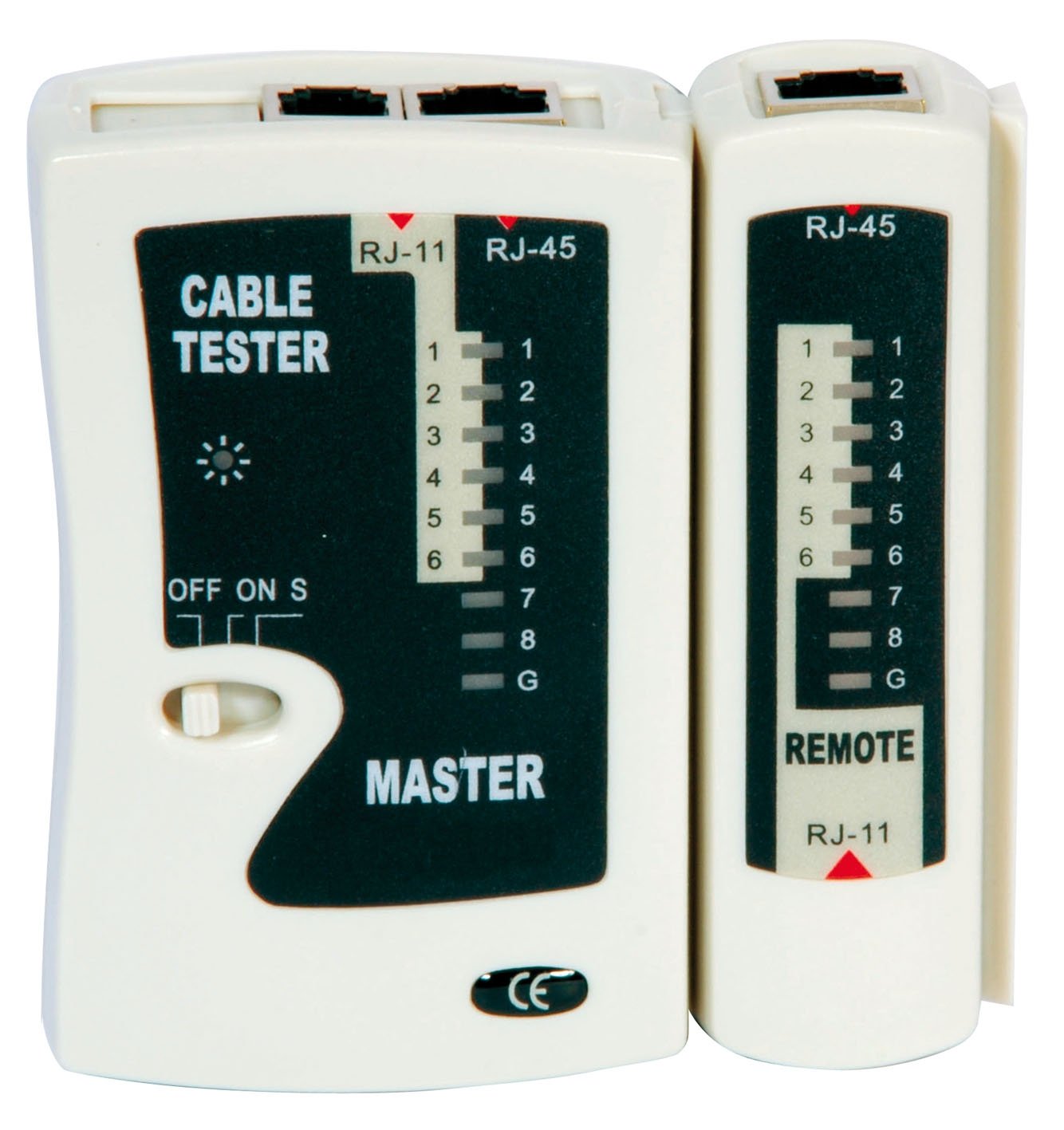 Philex 76605R Remote Network Cable Tester, White