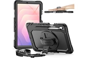Timecity Case for Samsung Galaxy Tab S11 2025 11 inch with Rotate Folding Stand & Soft Hand/Shoulder Strap/Pen Holder Screen 