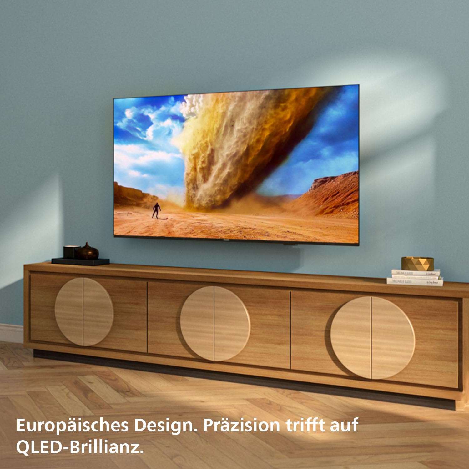 Philips 43PUS7800 4K QLED Smart TV - 43 Zoll Display mit Pixel Precise Ultra HD, Titan OS Plattform und Dolby Atmos Sound - Funktioniert mit Alexa und Google Sprachassistent 2