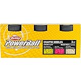 Berkley PowerBait ChromaGlow Crappie Nibble Fishing Dough Bait Assortment