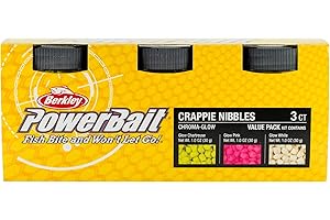 PowerBaitChromaGlow Crappie Nibble Asst Assorted