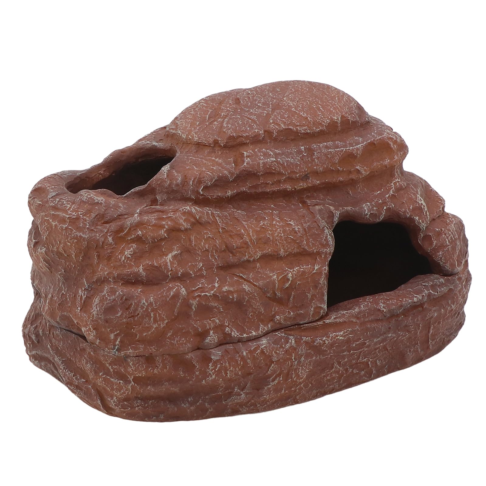 Photo 1 of AQUA KT Reptile Hide and Cave Hideout for Leopard Crested Gecko Ball Python Lizard Bearded Dragon Snake Amphibians Hiding Place Terrarium Habitat Decoration