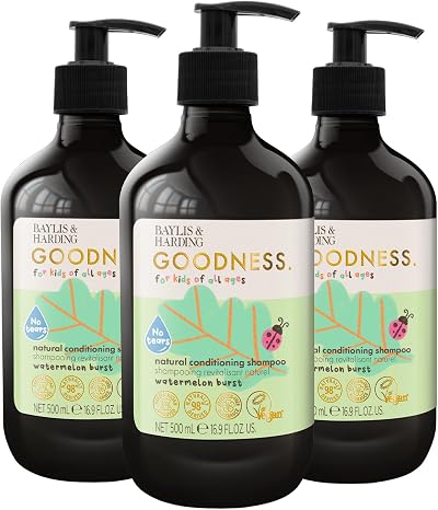 Baylis & Harding Goodness Kids Watermelon Burst No Tears 500 ml Pack of 3