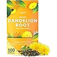 Organic Dandelion Root Tea-100 Tea Bags | Organic Herbal Tea | Eco-Friendly Tea Bags | Non-GMO Caffeine Free Tea