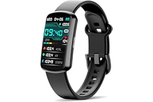 JYUAJOI Health Fitness Tracker, Smart Watch with 24/7 Heart Rate and Blood Pressure Monitor, Activity Tracker with Blood Oxygen, 120 Sport Mode Waterproof Sleep Tracker for Women Men