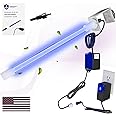 BioShieldUV® 18W HVAC UV Light Air Purifier Light Bulb - No Drill Magnetic HVAC Air Treatment System Powered by 120V Wall Outlet, Air Filter Lamp for Air Conditioner, UVC for AC
