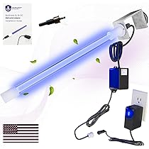 HQTelecom 14" 14W UV-C Lamp For HVAC Ducts – 120V, Up To 5 Ton Systems, 9000 Hr Bulb Life, Made In USA (Model HQ-UV-120V)