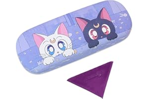 PERFECTSIGHT Hard Shell Eyeglasses Case, Kawaii Protective Glasses Case for Kids, Cute Eyeglass Case for Women Men Girls
