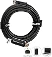 DBPOWER 2Million Pixels 5M USB Waterproof HD 6LED Borescope Endoscope Inspection Tube Camera with USB Adapter(included) for Android Device with OTG function