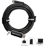 DBPOWER 2Million Pixels 5M USB Waterproof HD 6LED Borescope Endoscope Inspection Tube Camera with USB Adapter(included) for Android Device with OTG function