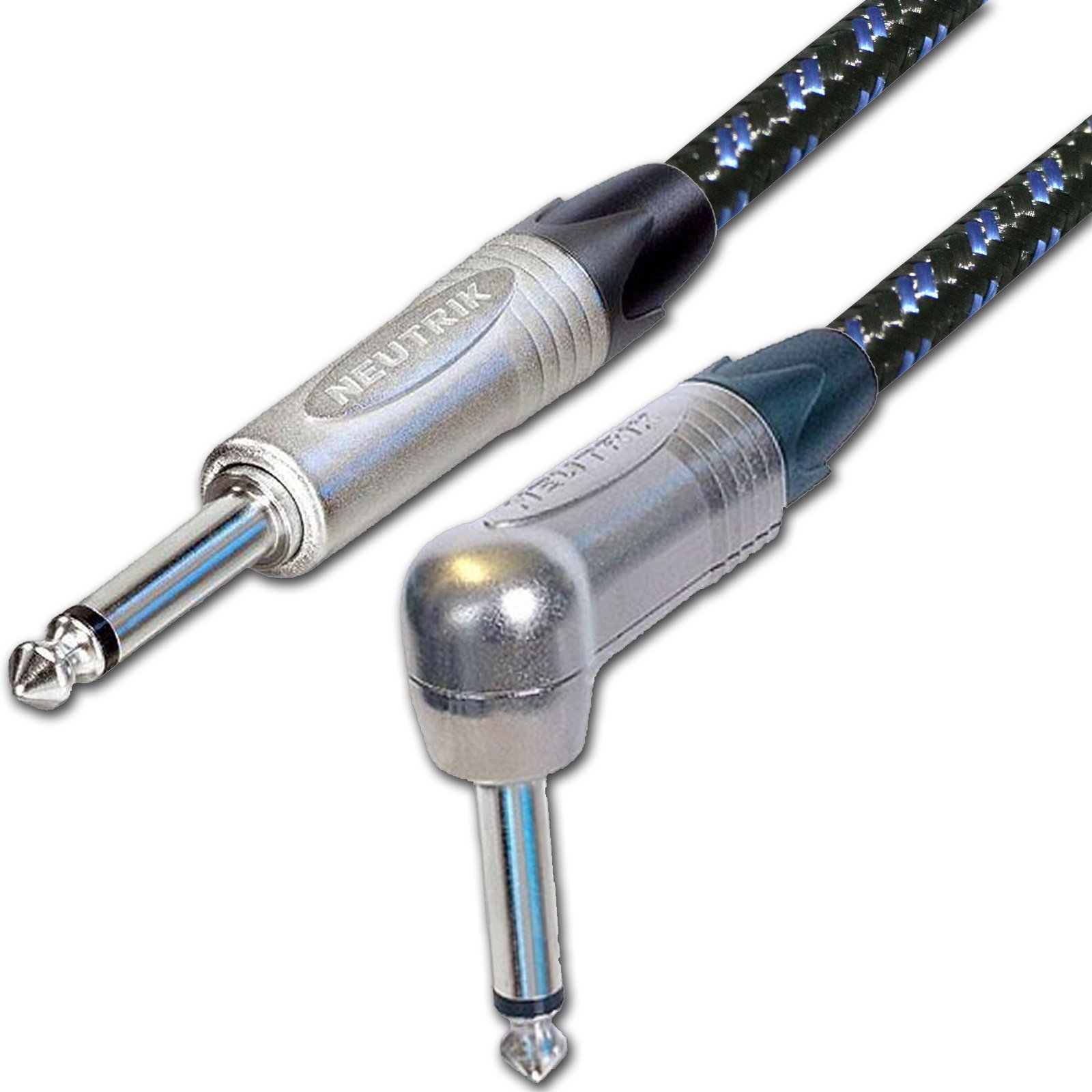 Vintage Guitar Effects Pedal Patch Leads. Neutrik NP2RX 1/4 inch Mono Cable