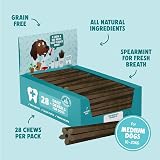 Denzel's Dog Dental Sticks Medium 28 Pack Chicken Peppermint Ireland view 2