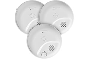 First Alert SMICO105-AC, Interconnect Hardwire Combination Smoke & Carbon Monoxide Alarm with 10-Year Battery Backup, 3-Pack