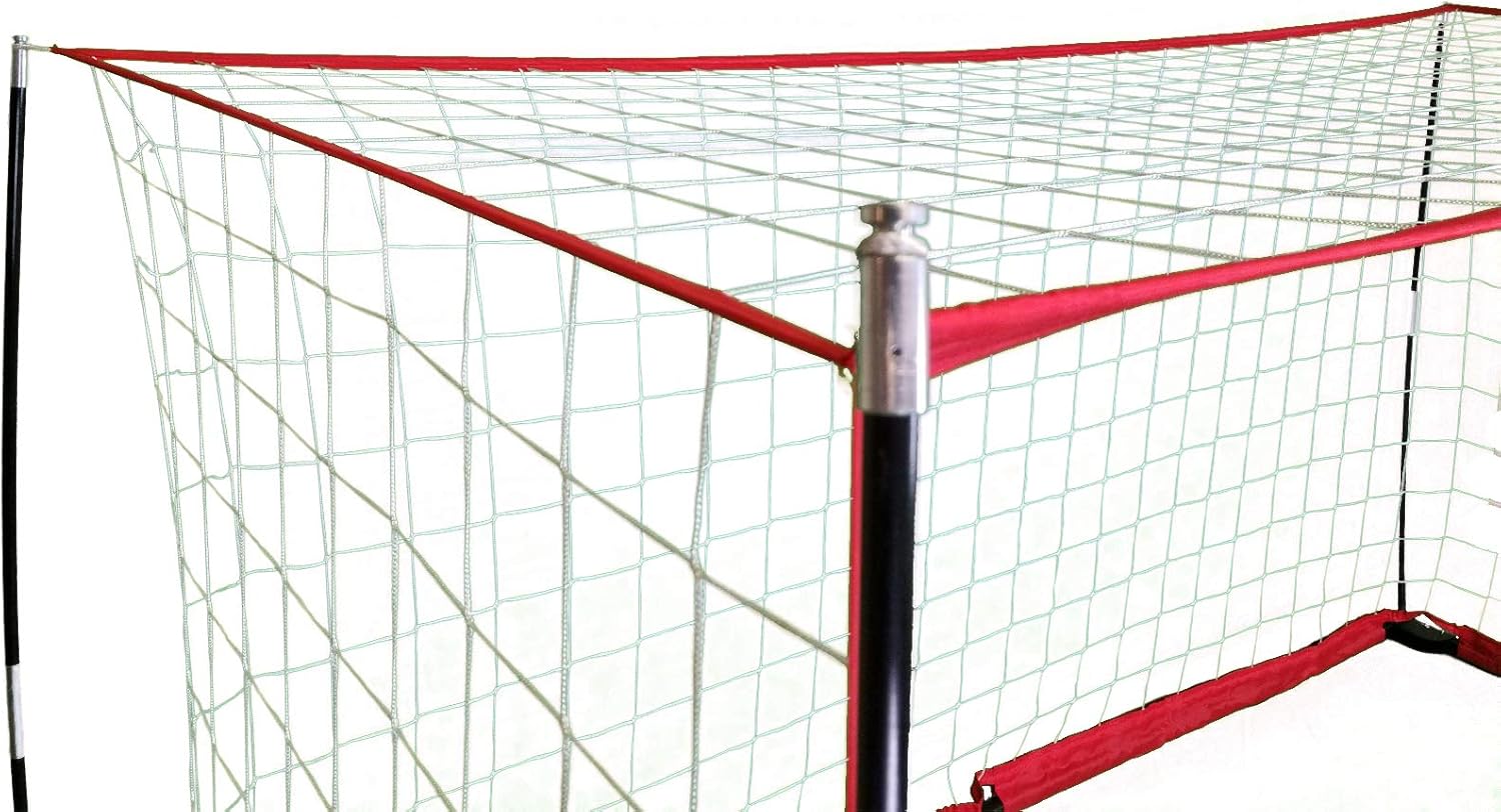 Sport Nets Portable Soccer Goal - Bow Frame Soccer Net with Carry Bag -Available is 4 Sizes 4' X 6' - 4' X 8' - 6' X 12-7 x 14 Feet : Sports & Outdoors