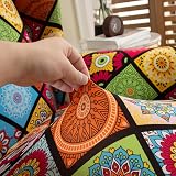Highdi Mandala 2-Piece Armchair Cover with T-Shaped Cushion Cover view 3