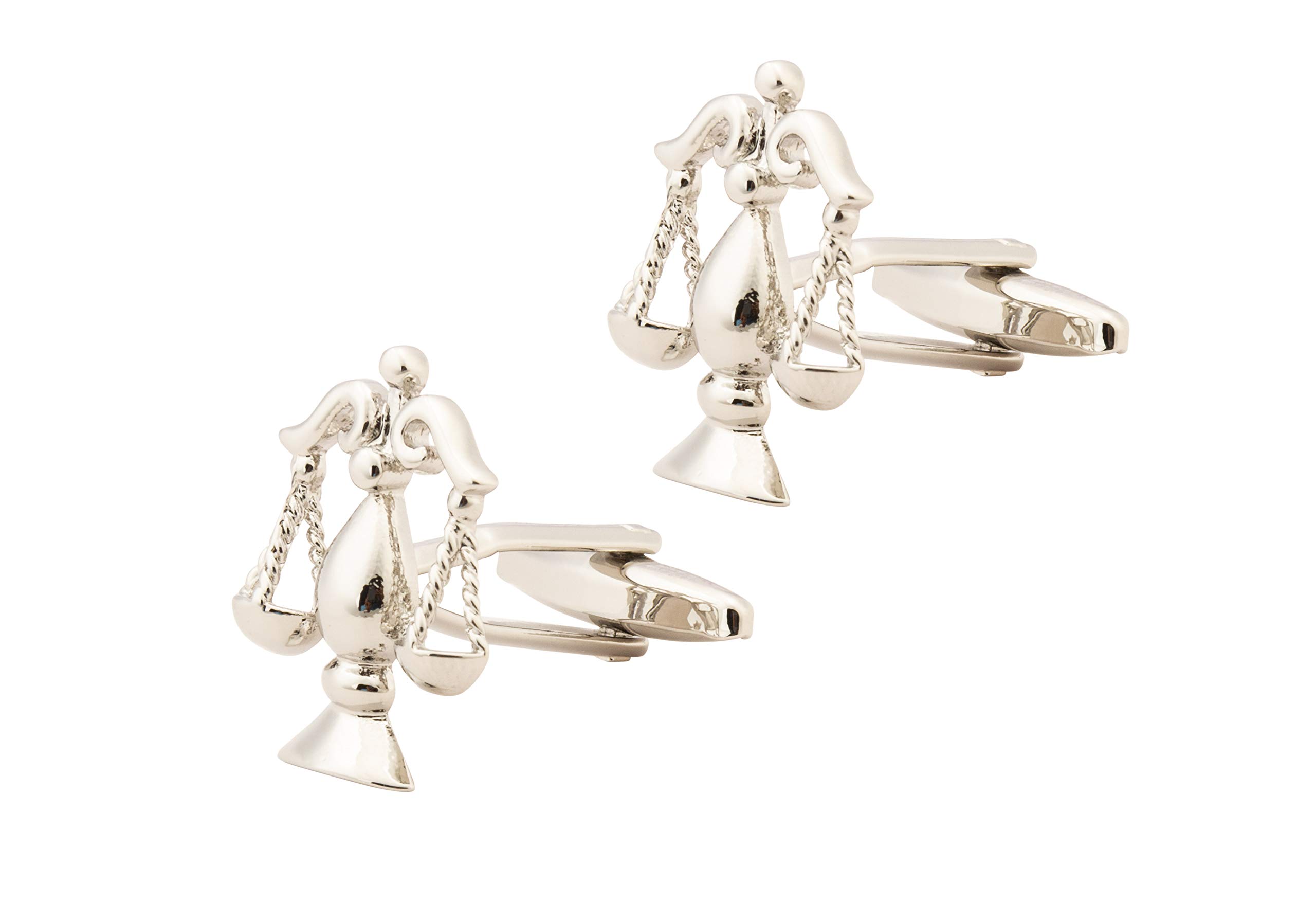 Knighthood Scales of Justice Cufflinks for Men