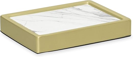 Amazon Com Dkny Mixed Media Soap Dish White Home Kitchen