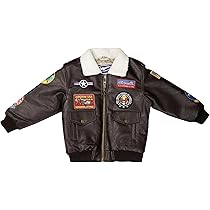 Amazon.com: Up and Away Boys' A-2 Bomber Jacket 18 Months