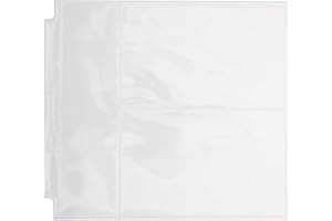 Doodlebug Design Horizontal Photo/Recipe Card Protectors for Scrapbooking, 8 by 8-Inch