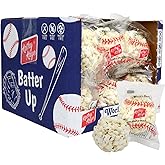Kathy Kaye Baseball Sweet &amp; Salty 1 oz. Popcorn Balls | Delicious, Crunchy, &amp; Perfect for Team Snacks | Classic Sweet &amp; Salty Flavor for Game Day, Parties &amp; More | Box of 18