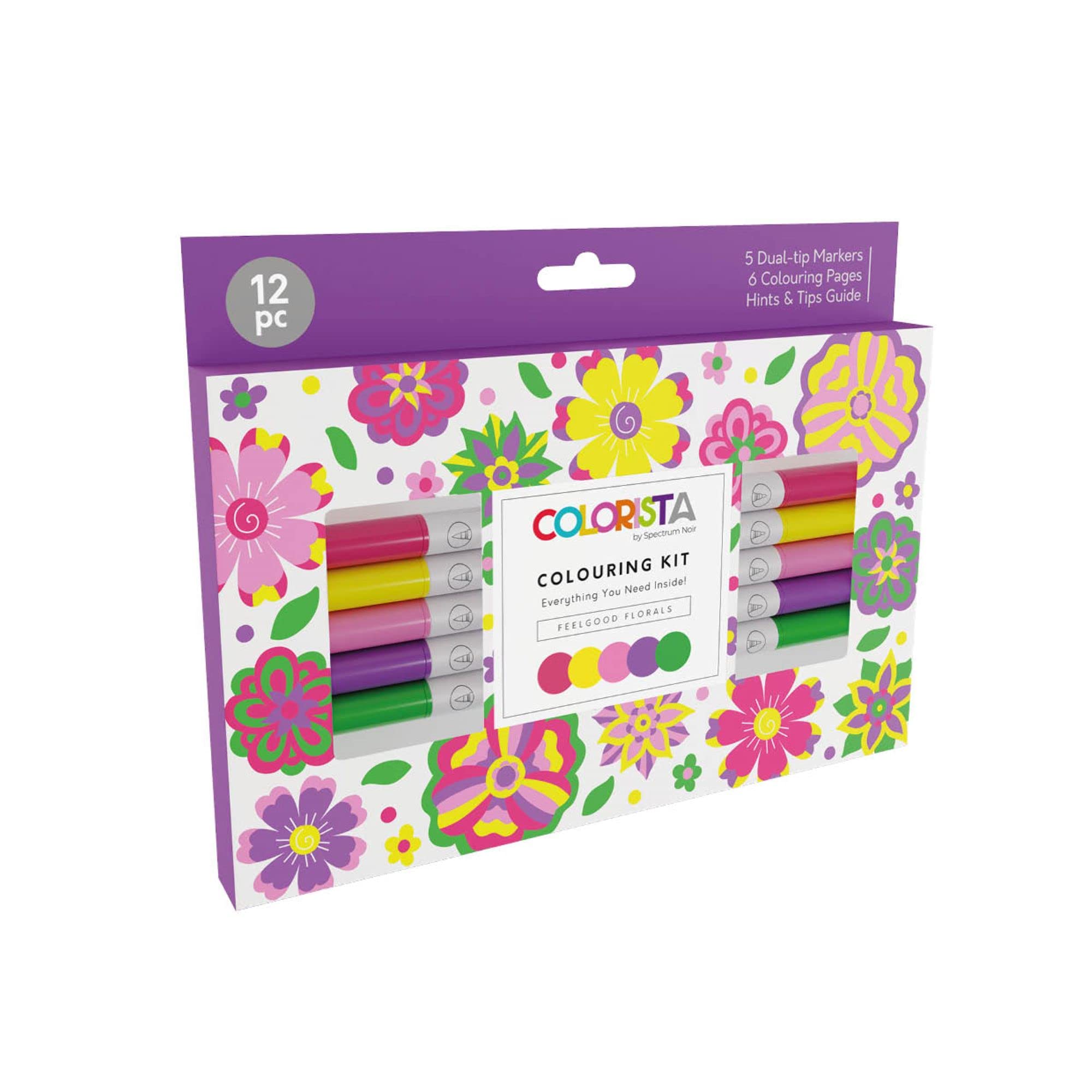 Spectrum Noir Colorista Colouring Kit - Feelgood Florals - Includes 12 Pieces