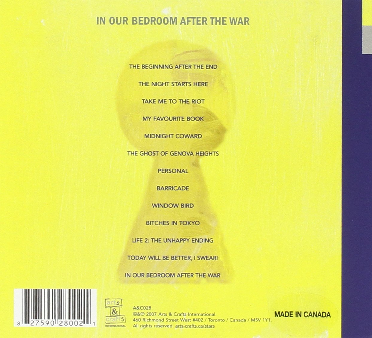 In Our Bedroom After The War