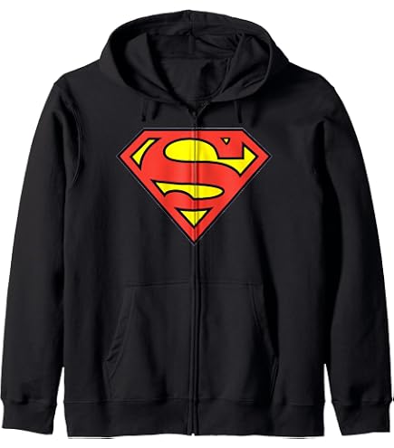 Amazon.com: SUPERMAN (2025 Movie) S-Shield Zip Hoodie : Clothing