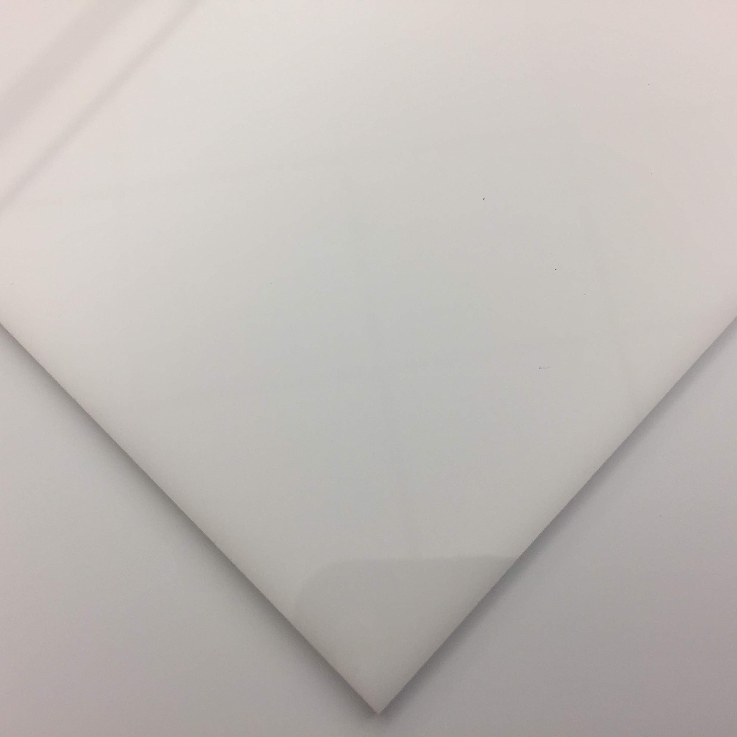 WHITE ACRYLIC TRASLUCEN 2447 PLEXIGLASS 1/8" thick (12 X 12)