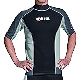 Mares Men's Trilastic Short-Sleeve Rash Guard | UPF 50+ Sun Protection Lightweight Quick-Dry Swim Shirt