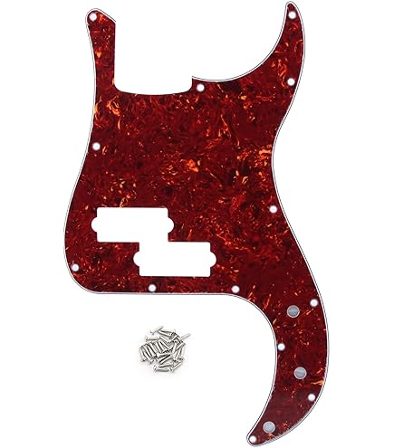 Amazon.com: Musiclily Pro 13-Hole P Bass Pickguard for JPN Fender