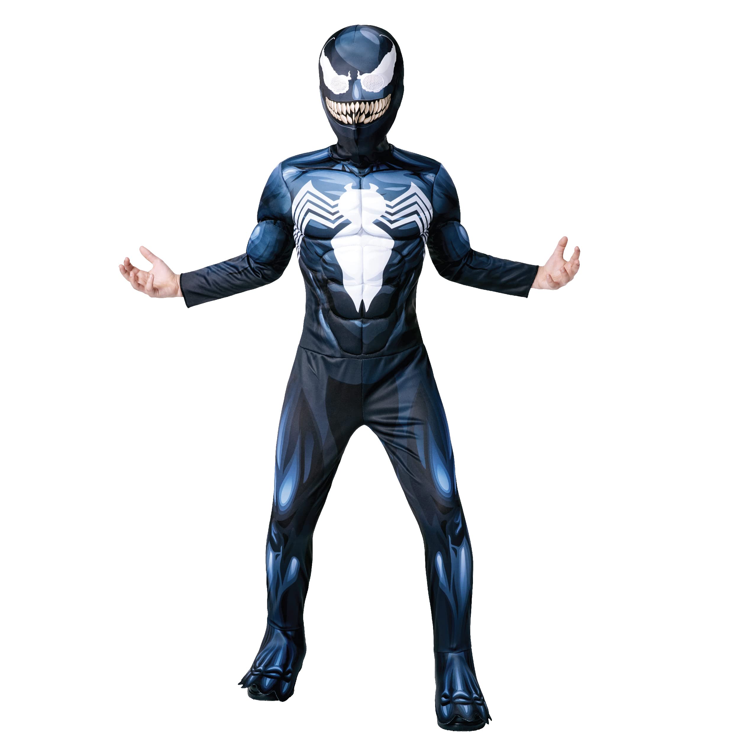 Rubies Official Disney Marvel Spider-Man Venom Deluxe Boys Costume, Superhero Fancy Dress, Age 9-12 Halloween