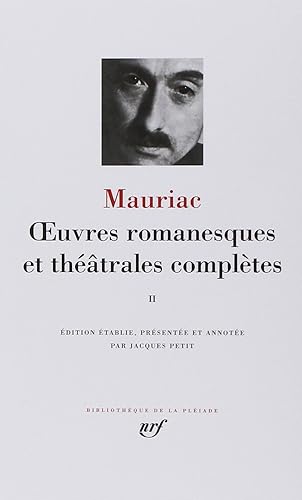 Download Mauriac : Oeuvres romanesques et théâtrales complètes, tome 2 PDF