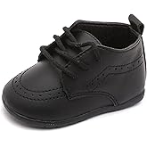 Greceen Infant Baby Boys Girls Leather Loafers Comfort Oxford Dress Wedding Shoes First Walker Outdoor Shoes Crib Shoes